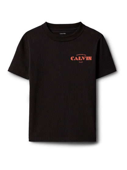 Calvin Klein Jeans Black Kids' Logo T-Shirt image 5