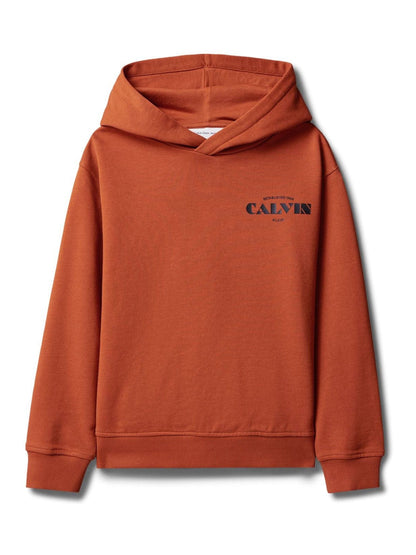 Dsiney Kidz - Calvin Klein Jeans Orange Kids' Logo Hoodie image 5