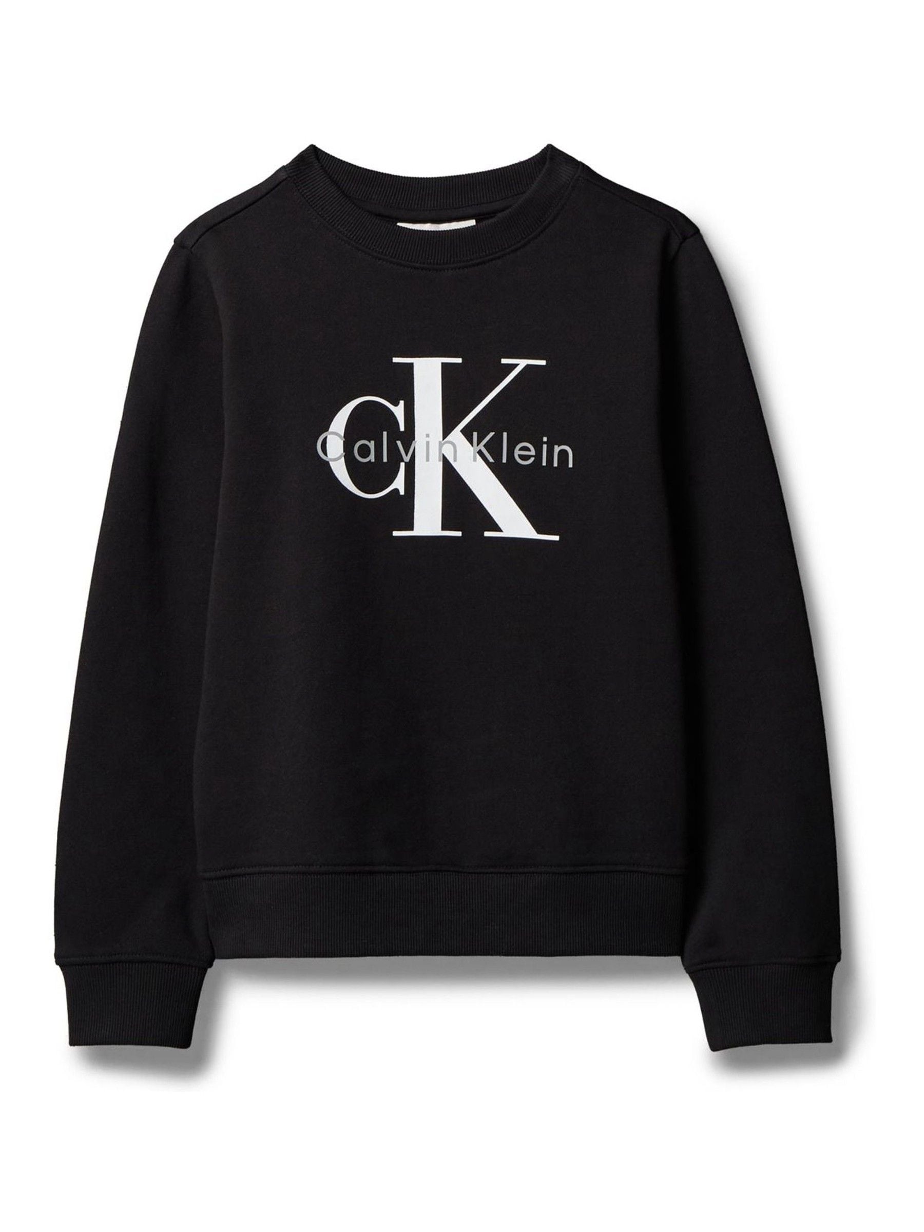 Dsiney Kidz - Calvin Klein Jeans Black Kids' Signature Logo Sweatshirt image 4