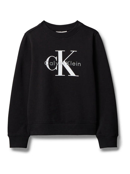 Dsiney Kidz - Calvin Klein Jeans Black Kids' Signature Logo Sweatshirt image 4