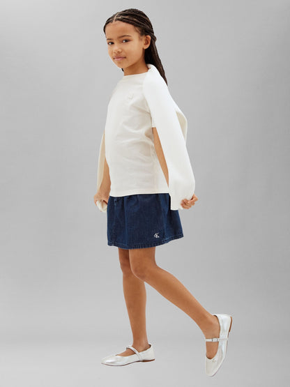 Dsiney Kidz - Calvin Klein Jeans White Kids' Logo T-Shirt image 3