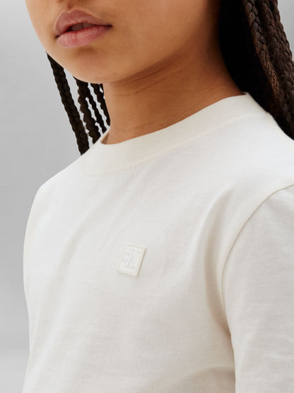 Dsiney Kidz - Calvin Klein Jeans White Kids' Logo T-Shirt image 4