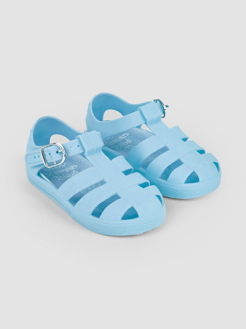 JoJo Maman Bébé Blue Jelly Sandals image 1