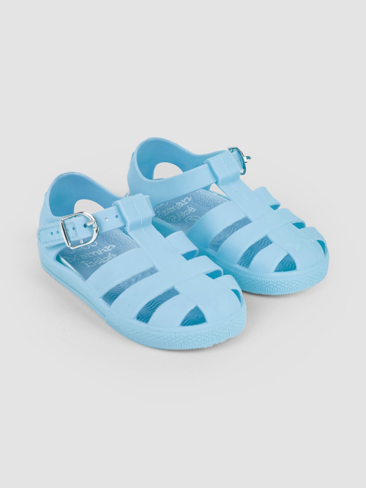 JoJo Maman Bébé Blue Jelly Sandals image 1