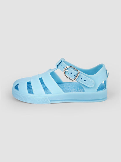 JoJo Maman Bébé Blue Jelly Sandals image 4