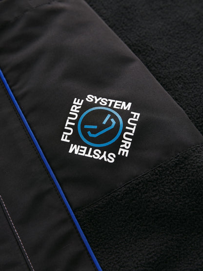 Grey Reflective Waterproof Fleece Hooded Lined Jacket (3-17yrs)