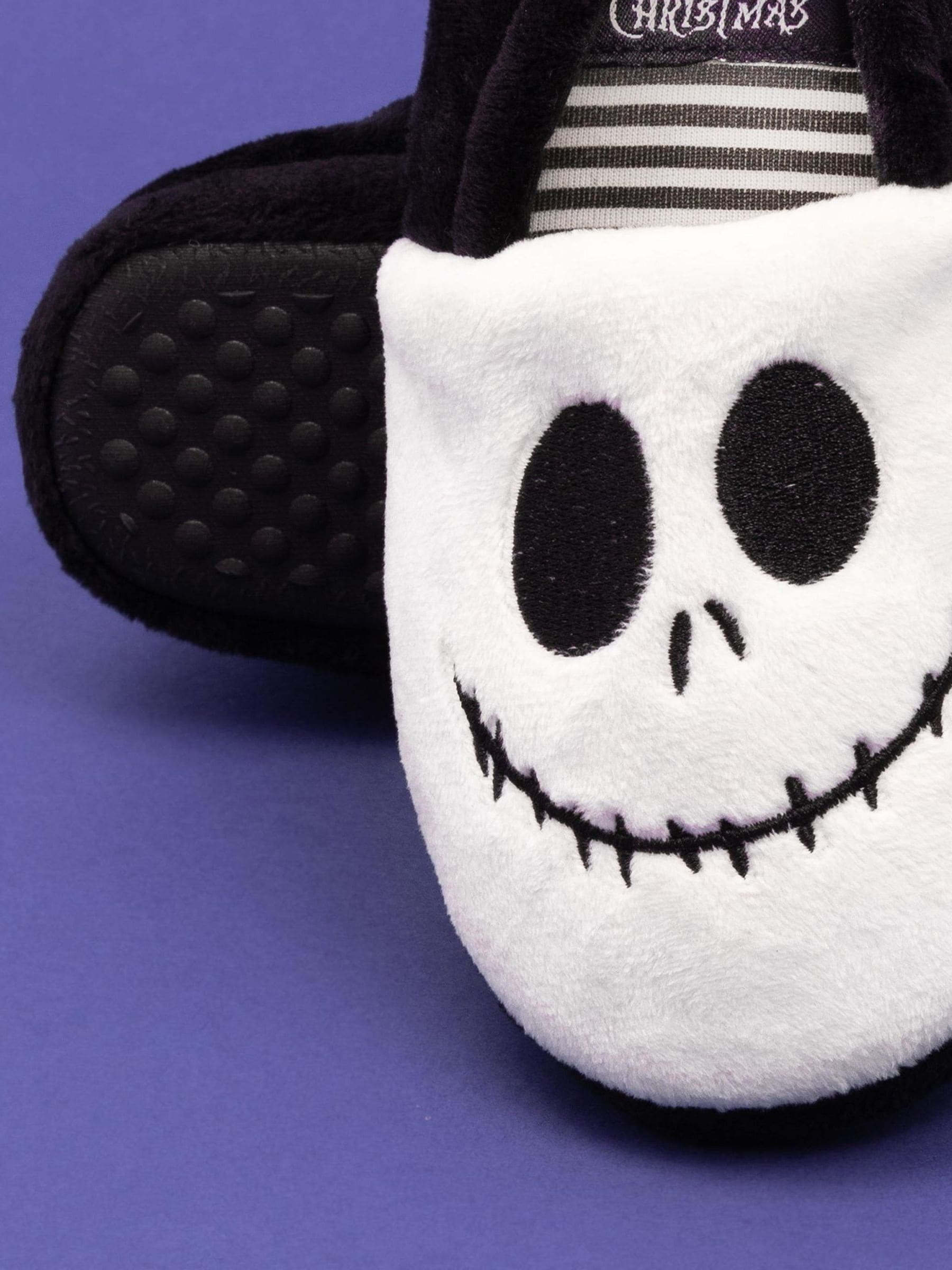 Dsiney Kidz - Vanilla Underground White Nightmare Before Christmas Kids Winter Christmas Fluffy Slippers image 4
