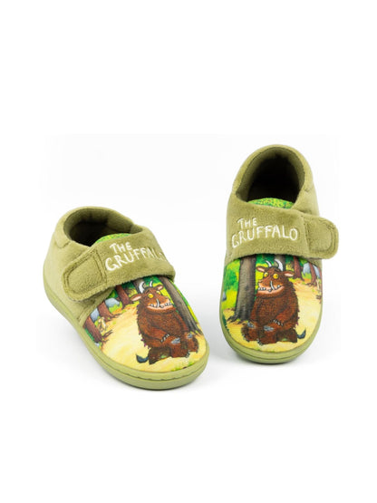 Vanilla Underground Green Gruffalo Gruffalo Touch Fastening Slippers image 1