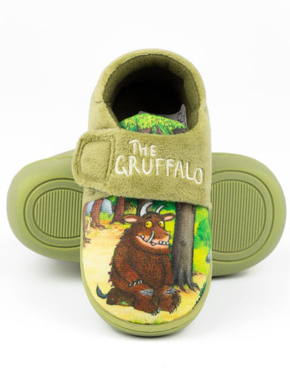 Vanilla Underground Green Gruffalo Gruffalo Touch Fastening Slippers image 3