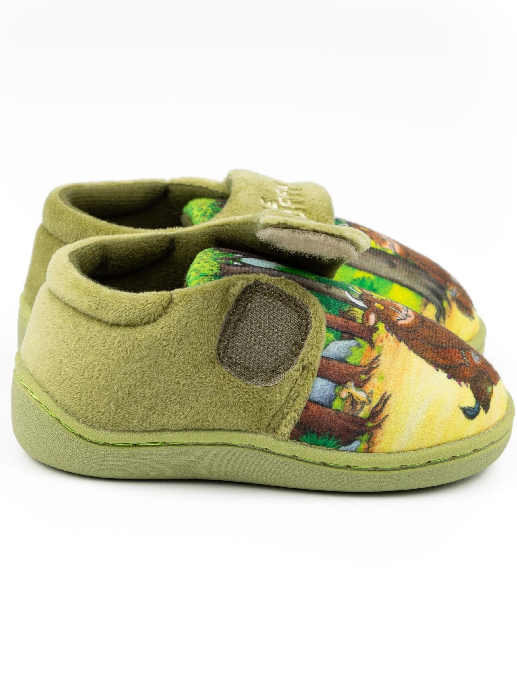 Vanilla Underground Green Gruffalo Gruffalo Touch Fastening Slippers image 5
