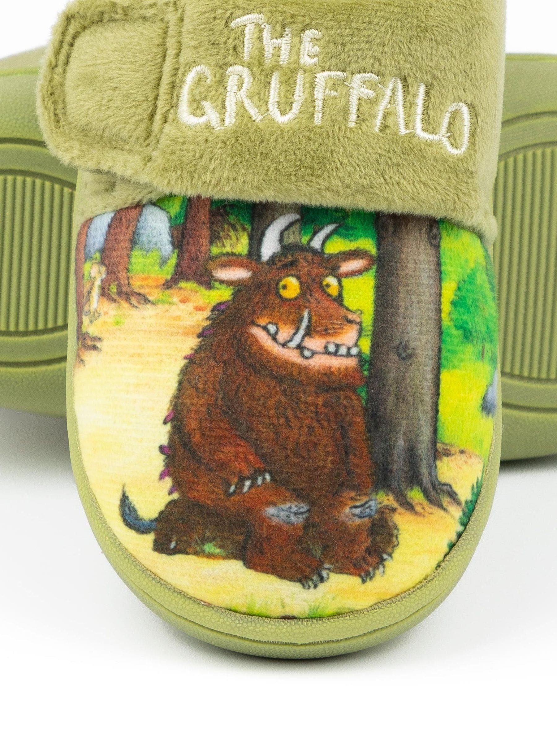 Vanilla Underground Green Gruffalo Gruffalo Touch Fastening Slippers image 6