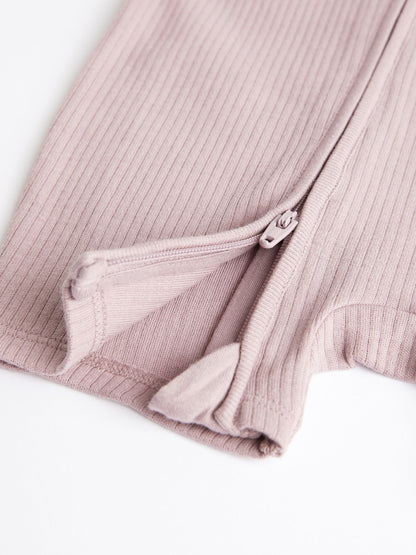 Pale Pink 3 Pack Two Way Zip Baby Romper (0mths-3yrs) image 7