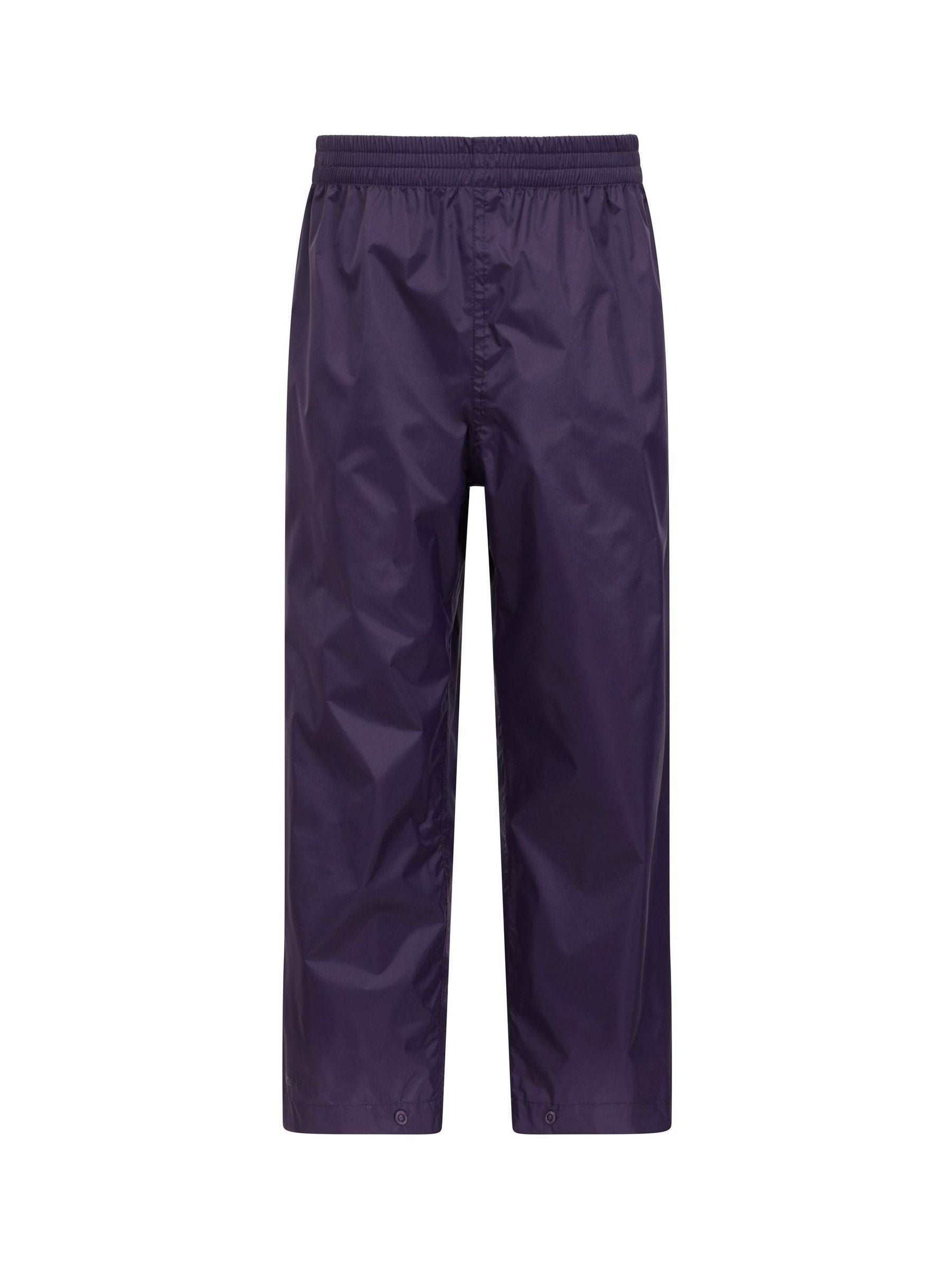 Mountain Warehouse Purple Pakka II Waterproof Overtrousers image 1