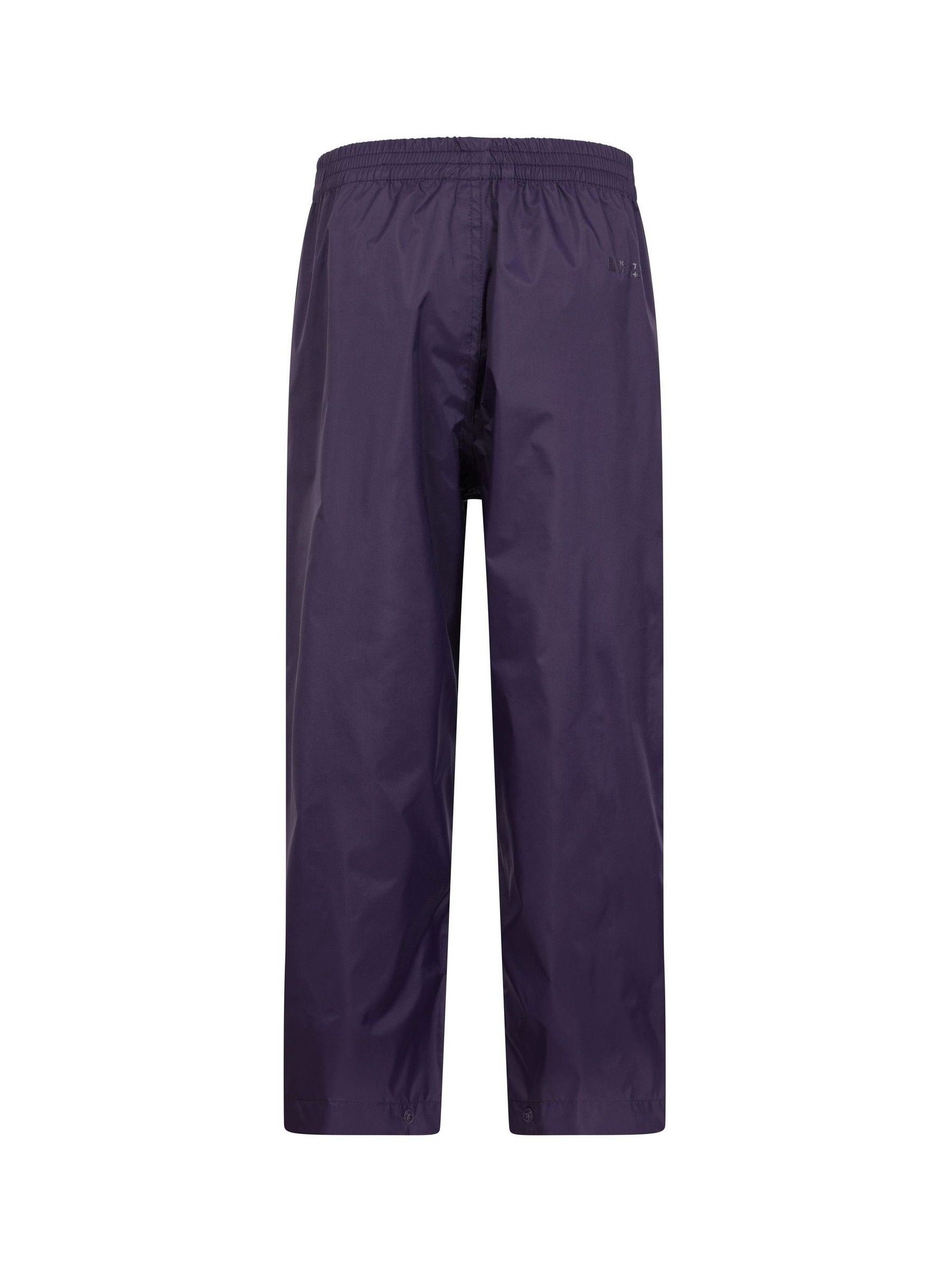 Mountain Warehouse Purple Pakka II Waterproof Overtrousers image 2