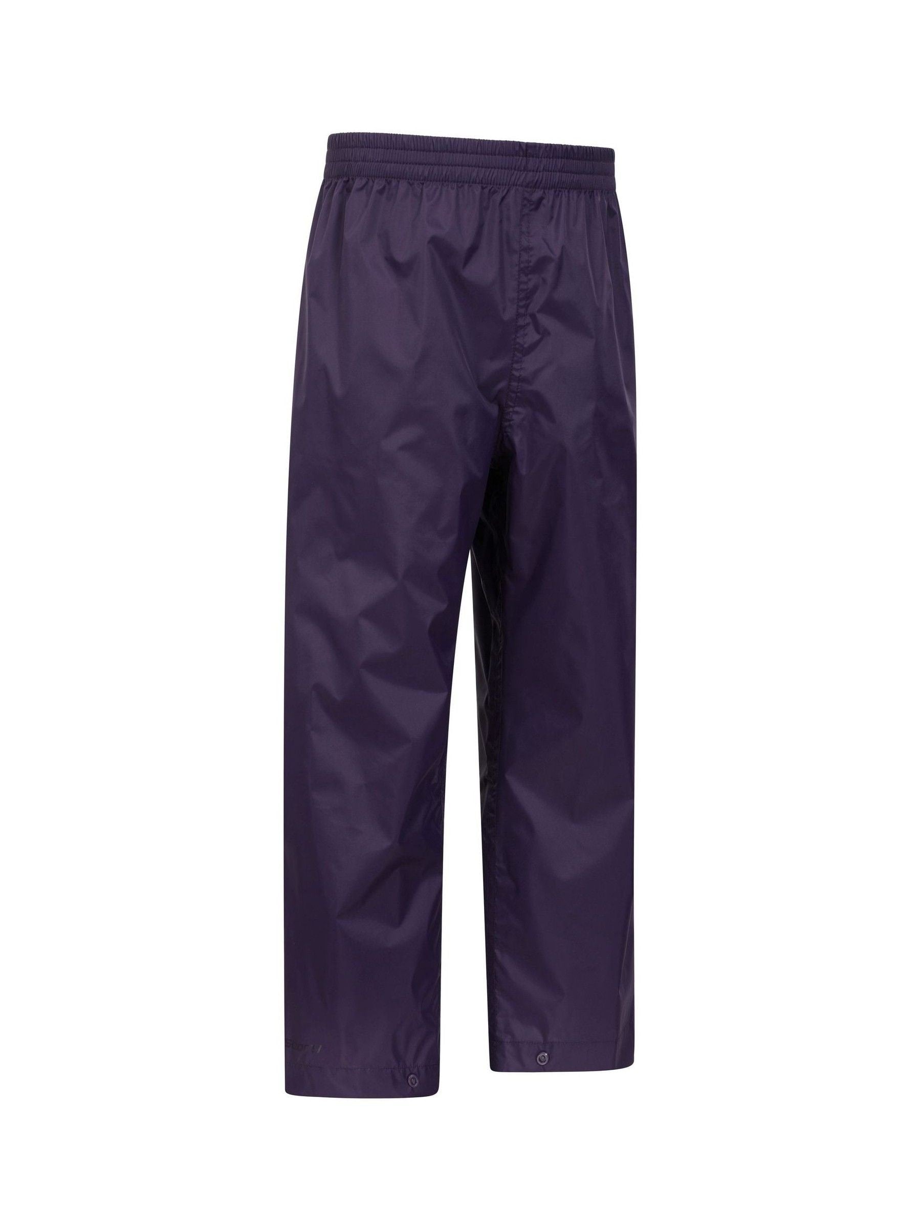 Mountain Warehouse Purple Pakka II Waterproof Overtrousers image 4