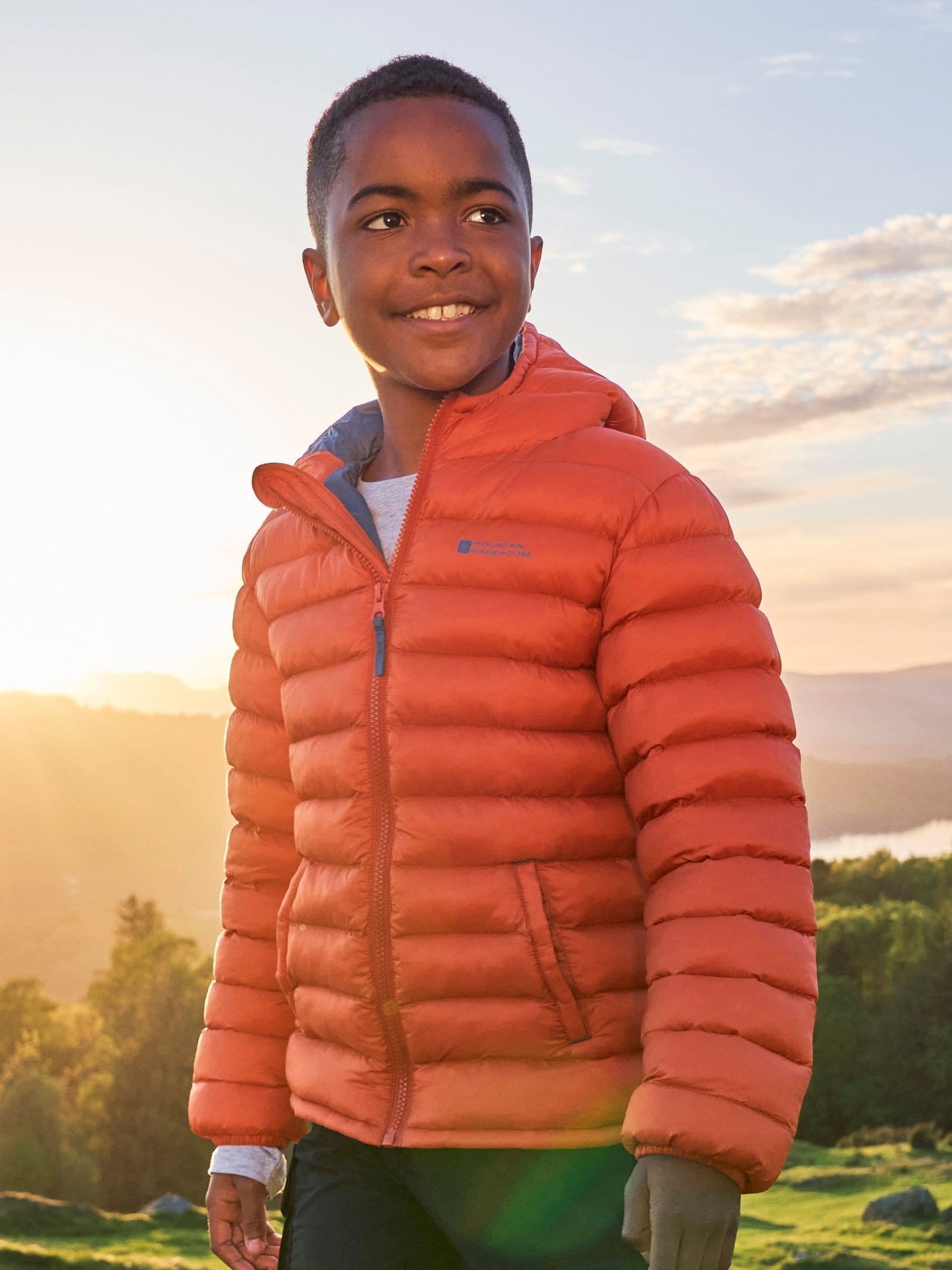 Dsiney Kidz - Mountain Warehouse Burnt Orange Seasons II Water-Resistant Padded Jacket image 1