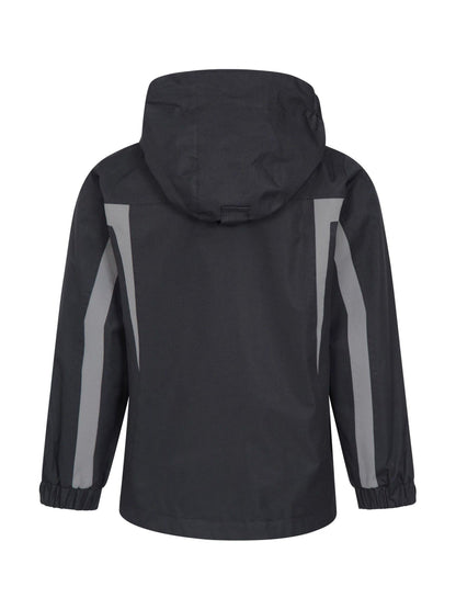 Dsiney Kidz - Mountain Warehouse Black Samson Waterproof Jacket image 3