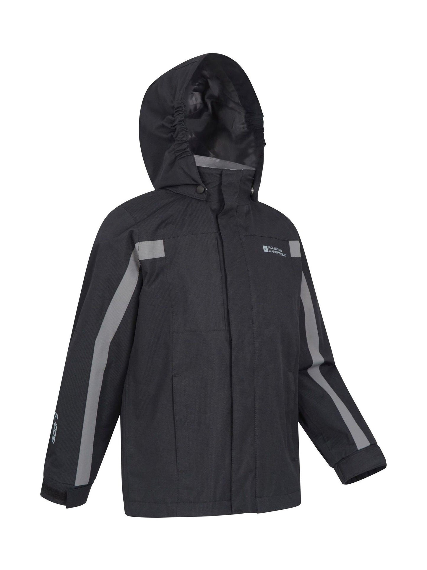 Dsiney Kidz - Mountain Warehouse Black Samson Waterproof Jacket image 4