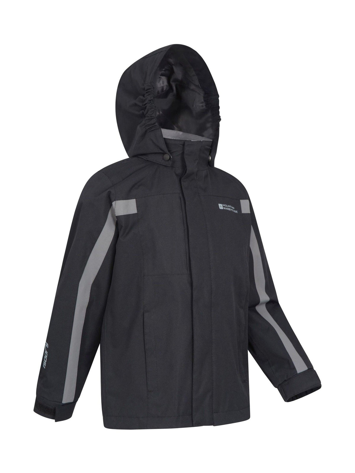 Dsiney Kidz - Mountain Warehouse Black Samson Waterproof Jacket image 4