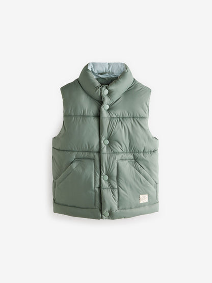 Dsiney Kidz - Sage Green Padded Gilet (3mths-10yrs) image 6
