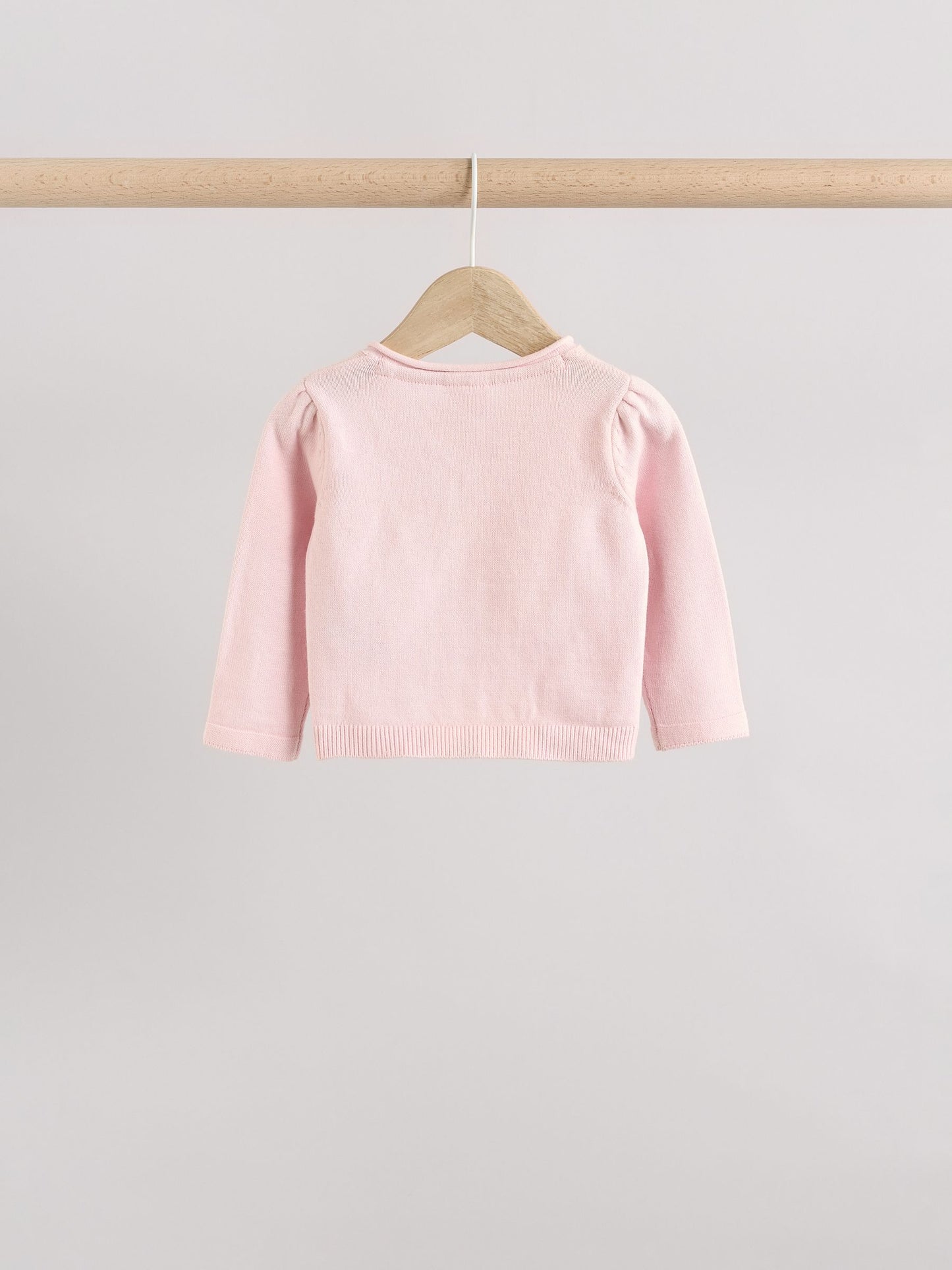 Dsiney Kidz - Pink/Neutral 100% Cotton Cardigans 2 Pack (0mths-3yrs) image 5