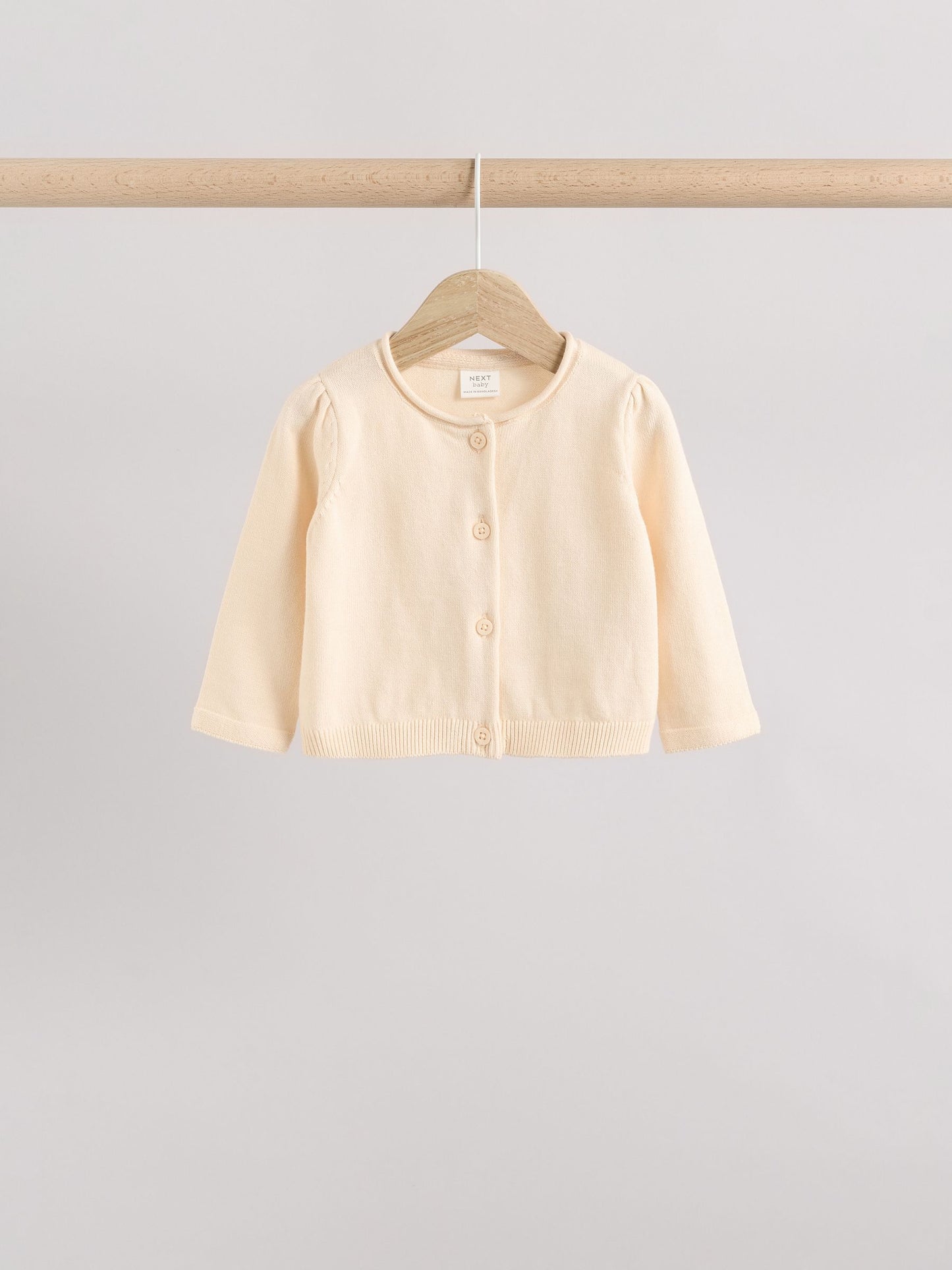 Dsiney Kidz - Pink/Neutral 100% Cotton Cardigans 2 Pack (0mths-3yrs) image 6