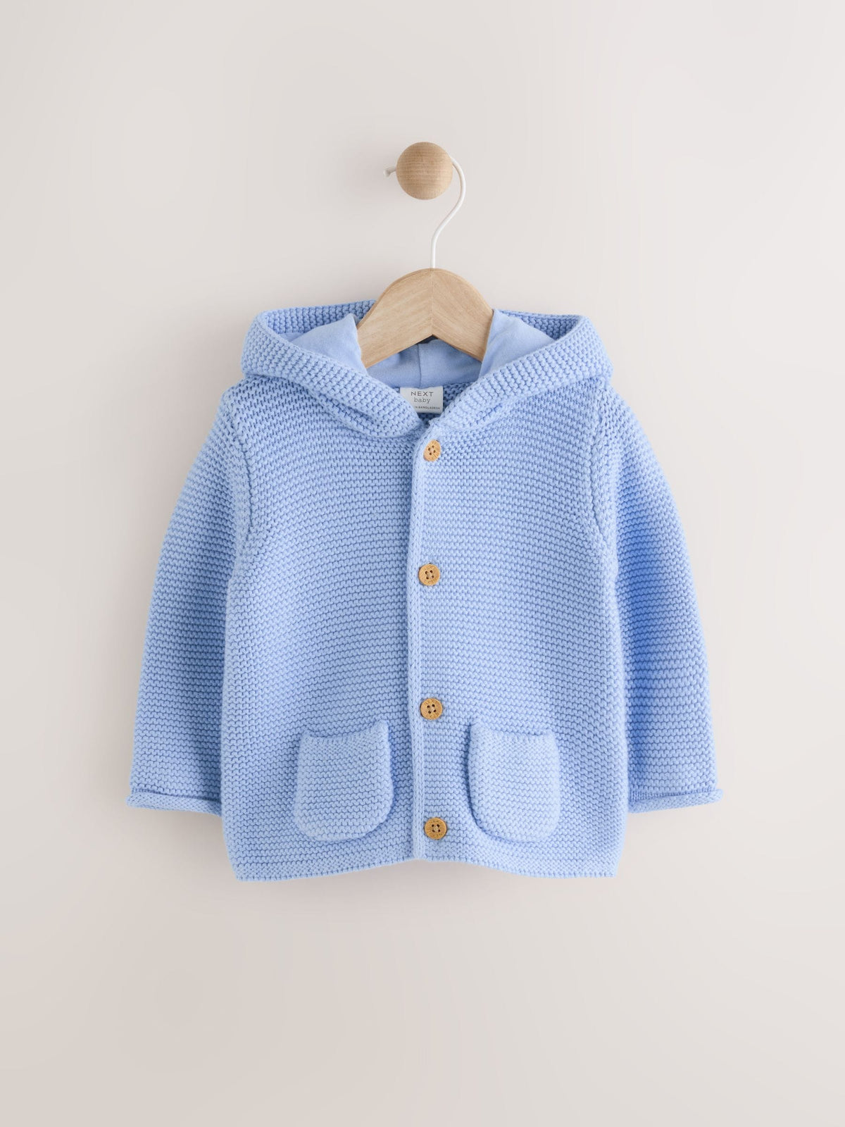 Blue Knitted Baby Cardigan (0mths-2yrs) - image 1