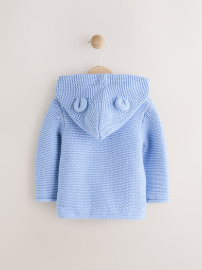 Blue Knitted Baby Cardigan (0mths-2yrs) - image 2