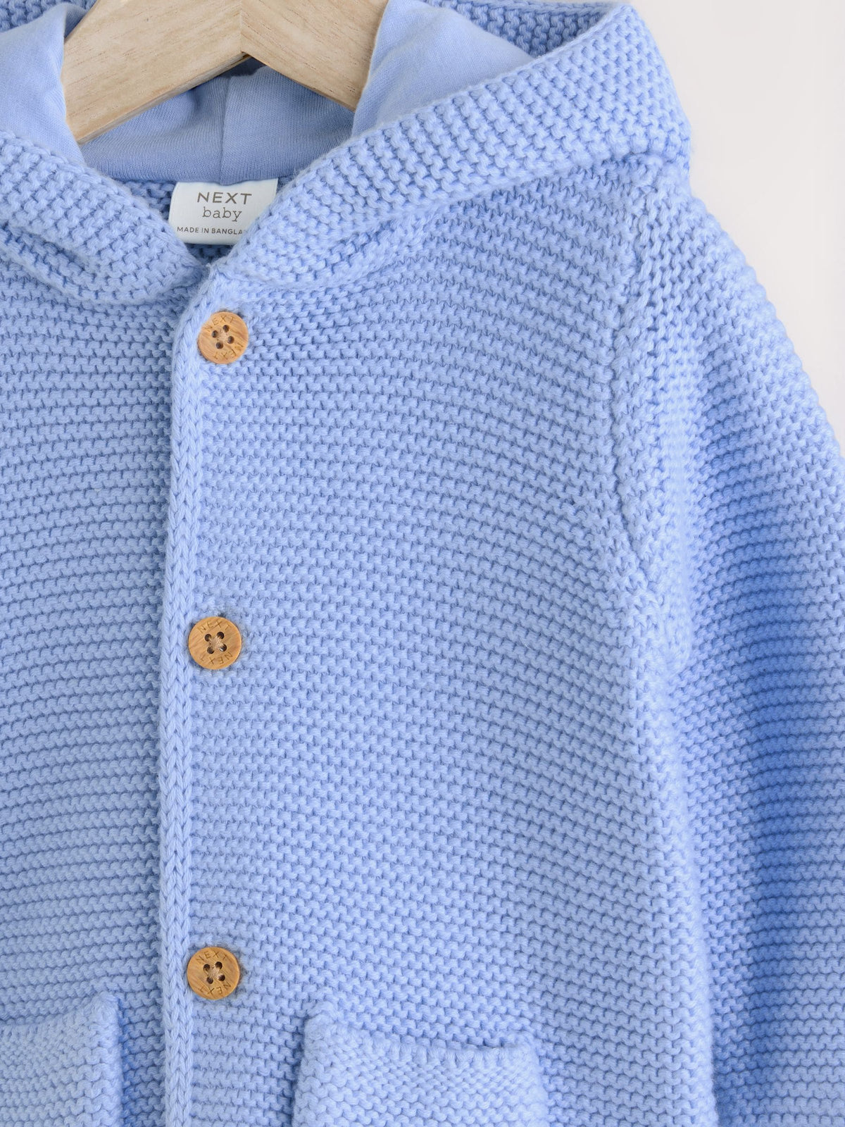 Blue Knitted Baby Cardigan (0mths-2yrs) - image 3