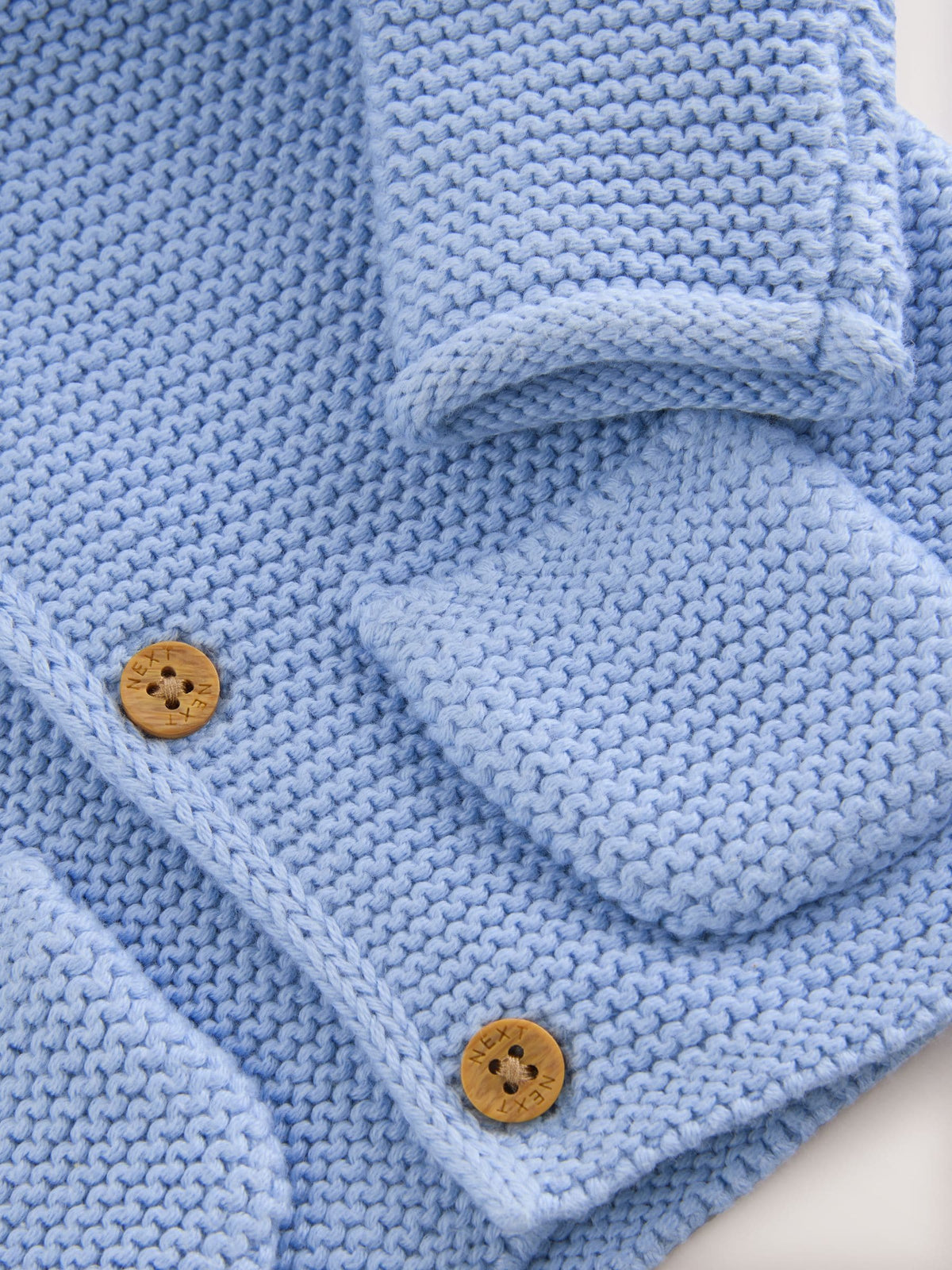 Blue Knitted Baby Cardigan (0mths-2yrs) - image 4