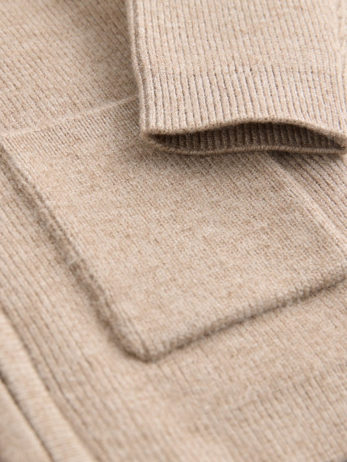 Tan Brown Zip front knitted Shacket (0mths-2yrs) - image 5