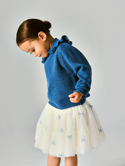 Dsiney Kidz - Name It White Bow Printed Tulle Skirt image 2