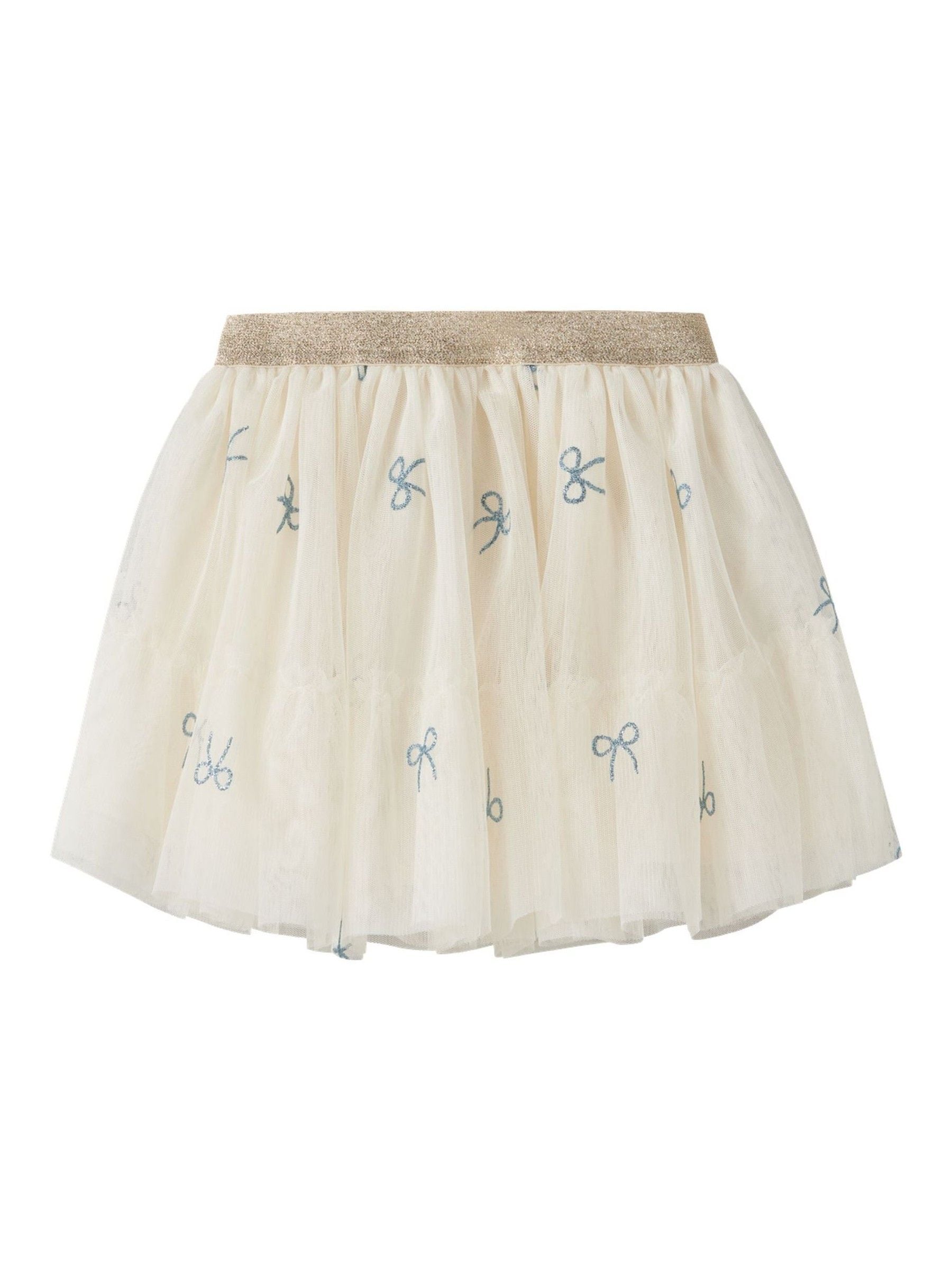 Dsiney Kidz - Name It White Bow Printed Tulle Skirt image 3