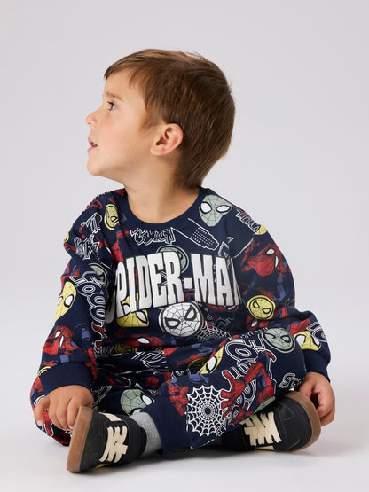 Dsiney Kidz - Name It Blue Spiderman Printed Sweatshirt image 2