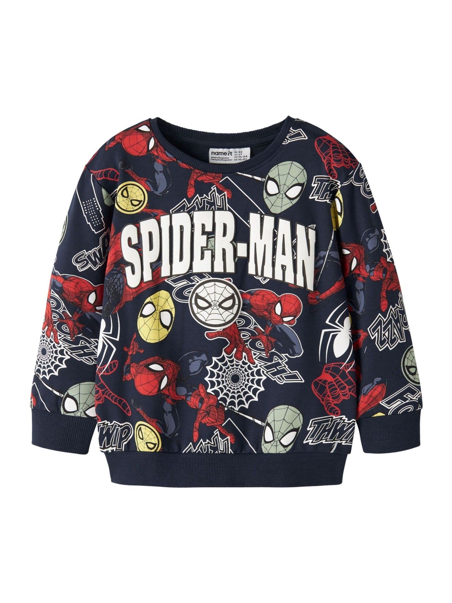 Dsiney Kidz - Name It Blue Spiderman Printed Sweatshirt image 4