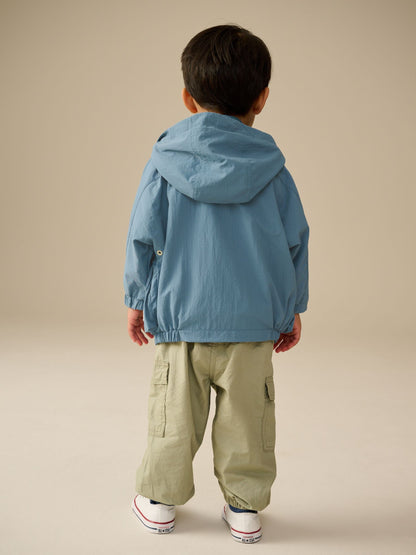 Light Blue Shower Resistant Anorak Jacket (3mths-7yrs)