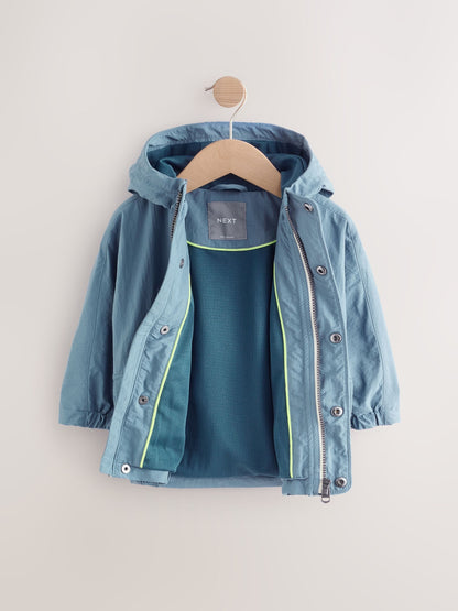 Light Blue Shower Resistant Anorak Jacket (3mths-7yrs)
