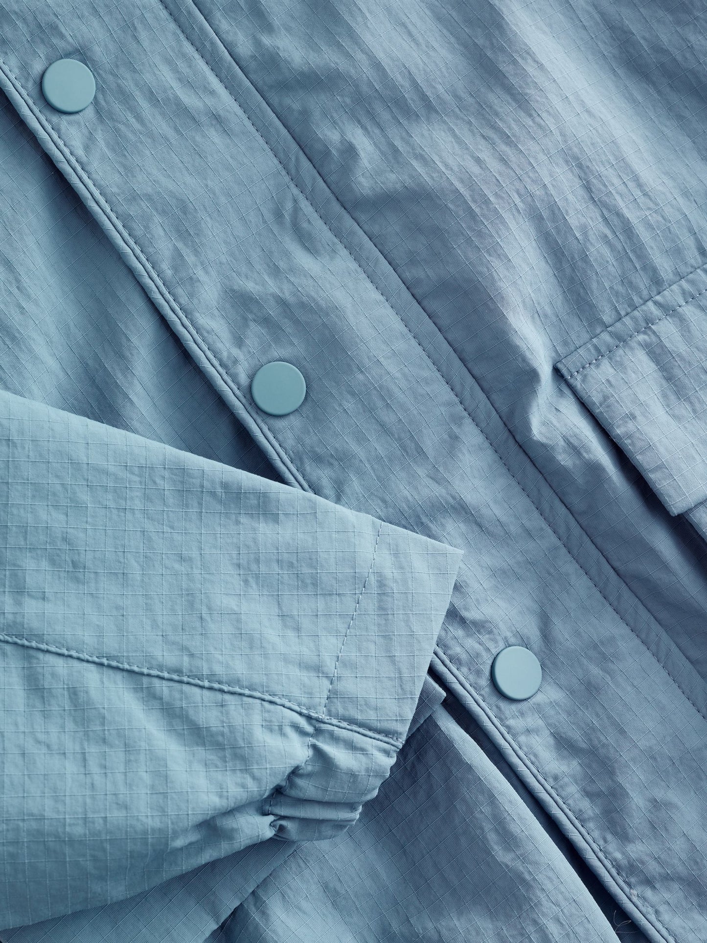 Light Blue Shower Resistant Anorak Jacket (3mths-7yrs)