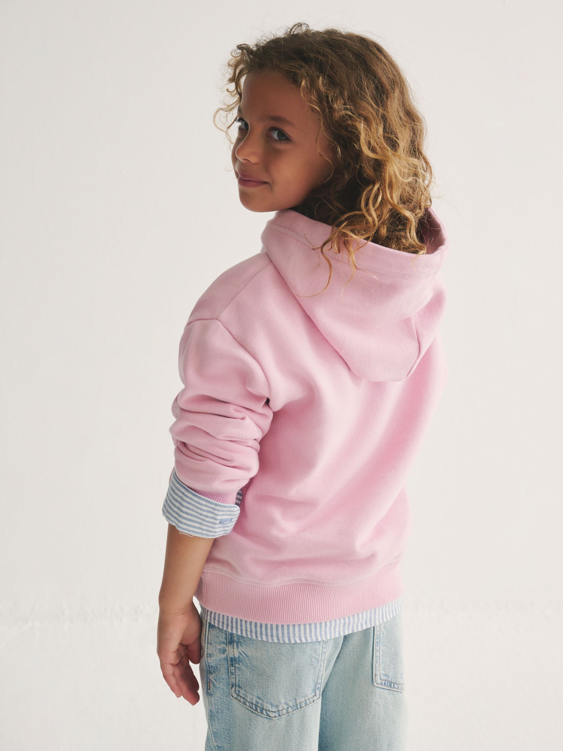 Dsiney Kidz - Superdry Pink Essentials Hoodie image 3