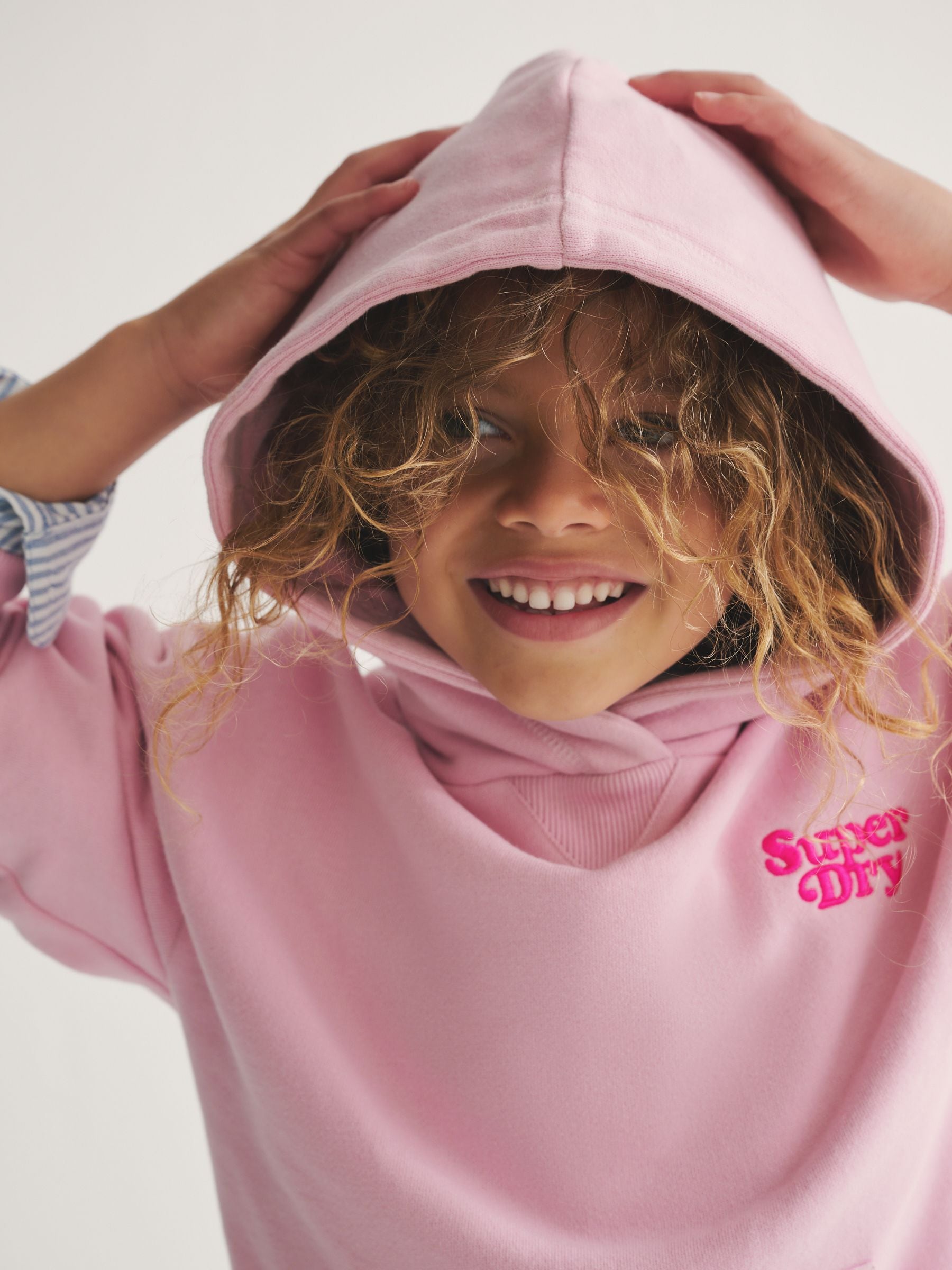 Dsiney Kidz - Superdry Pink Essentials Hoodie image 5