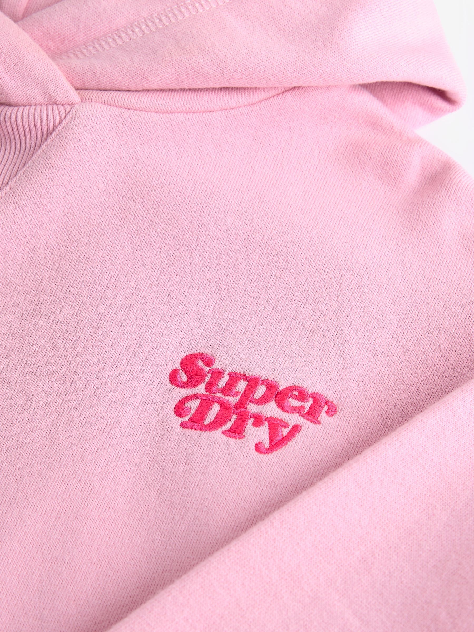 Dsiney Kidz - Superdry Pink Essentials Hoodie image 8