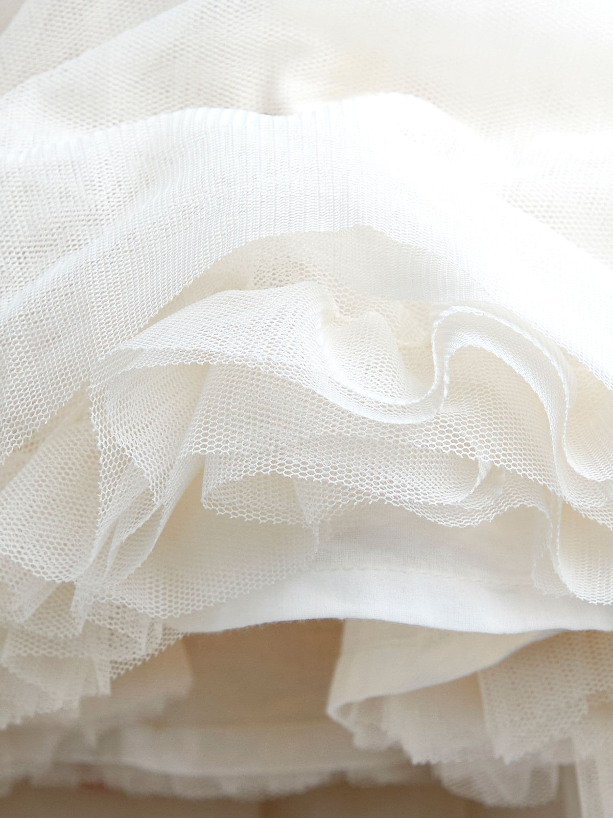 JoJo Maman Bébé Cream Wildflower Embroidered Velvet & Tulle Party Dress - image 5