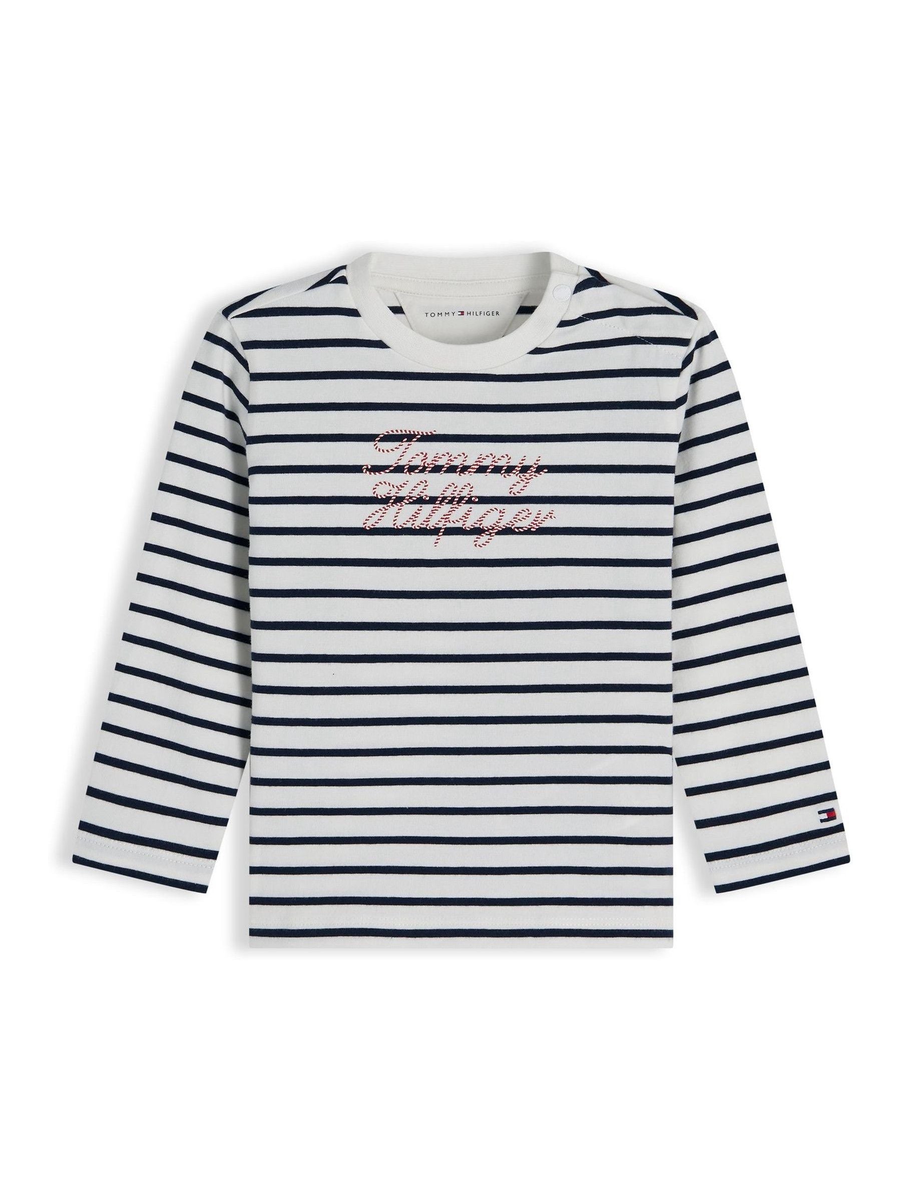 Tommy Hilfiger Blue Rope Logo Jersey Long Sleeve T-Shirt image 1