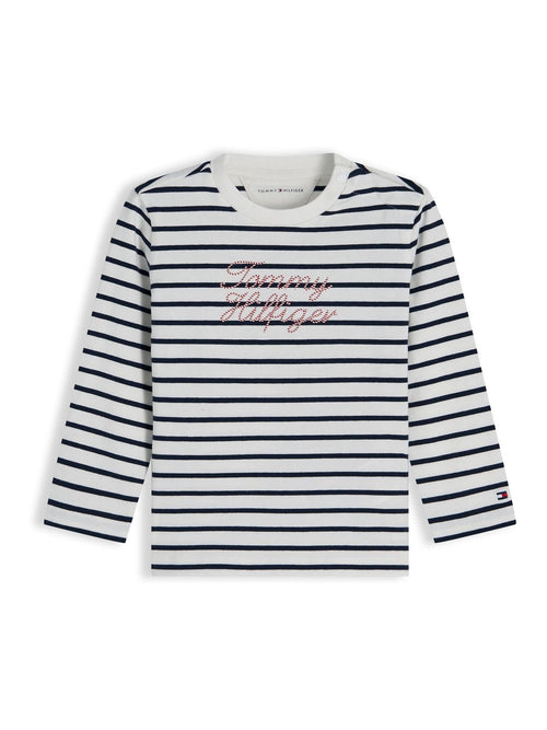 Tommy Hilfiger Blue Rope Logo Jersey Long Sleeve T-Shirt image 1