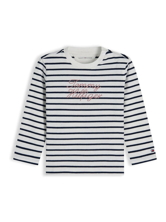 Tommy Hilfiger Blue Rope Logo Jersey Long Sleeve T-Shirt image 1