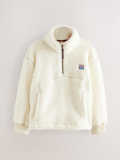 Dsiney Kidz - Superdry White Quarter Zip Fleece image 2