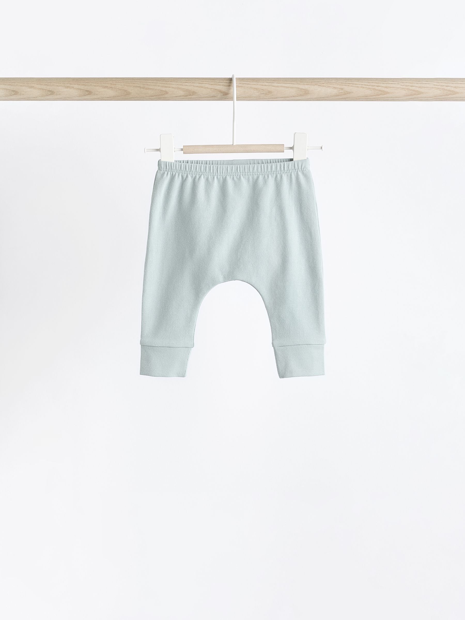Teal Blue Baby Leggings 4 Pack (0mths-3yrs) image 4