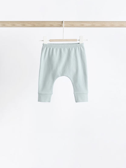 Teal Blue Baby Leggings 4 Pack (0mths-3yrs) image 4