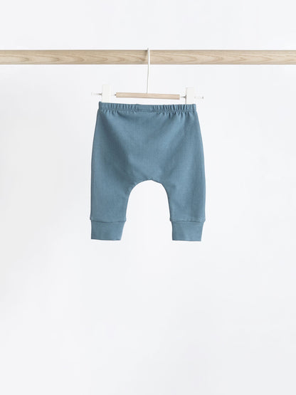 Teal Blue Baby Leggings 4 Pack (0mths-3yrs) image 7