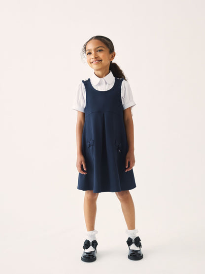 Clarks Navy Clarks School Ponte Pinafore Dress image 1
